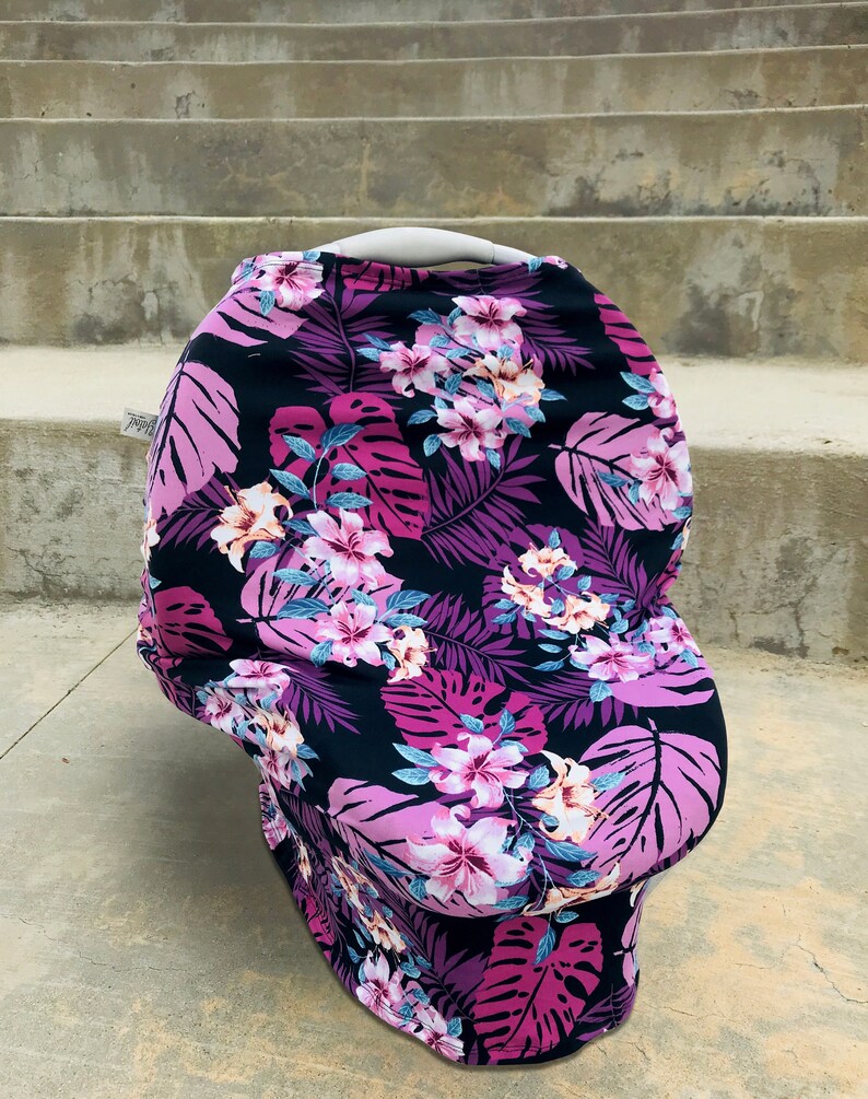 High chair coverSuper soft stretchy fabricVery useful baby gift all sizes shopping cart CARSEAT COVER Multifunctional 4-in-1 NURSING