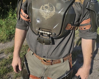 Fallout Combat Armor | 3D Printed Cosplay with Leather Straps