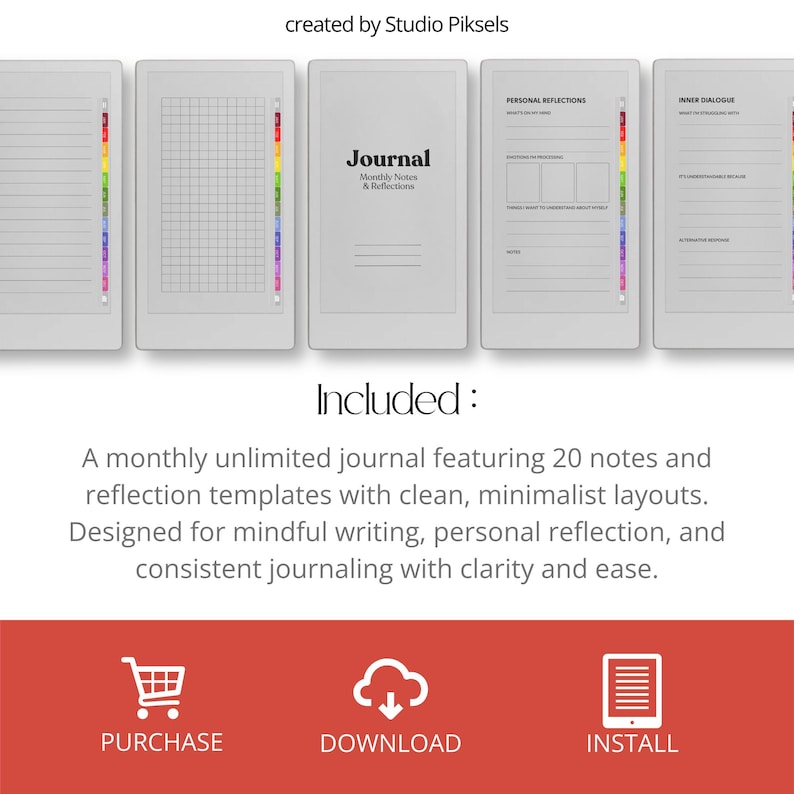 Unlimited Journal for Remarkable Paper Pro Move: Infinite Custom ...