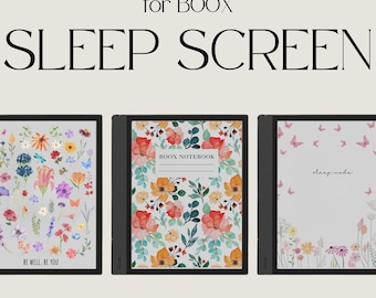 Sleep Screen Bundle for BOOX, Cover for BOOX, Screensaver for BOOX, Wallpaper Art Bundle, Eink Sleep Screen Collection, Eink Notebook Cover