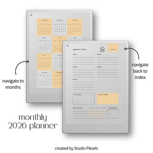 Pacchetto iniziale per reMarkable Paper Pro, Modelli per reMarkable Paper Pro, Planner per reMarkable Paper Pro, Pacchetto iniziale eInk immagine 4