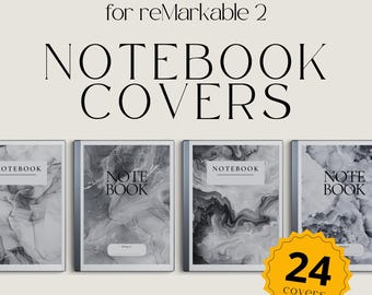 Notebook Hülle für reMarkable, Cover Bundle für reMarkable, Notebook für reMarkable, Geschenk für Remarkable, Notebook Bundle