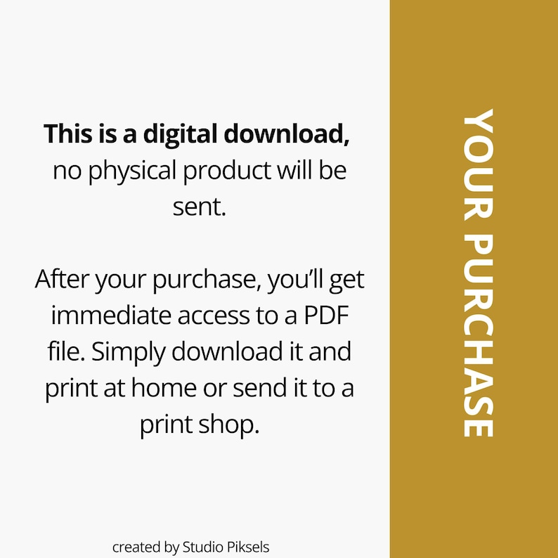 Digital Product, No Physical Product