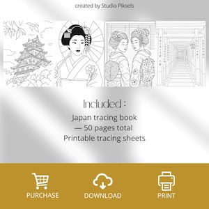 Japan Tracing Book