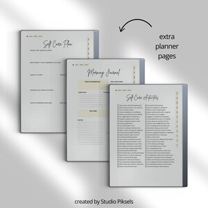 2026 Self Care Planner for reMarkable 2: Wellness Journal With Calendars, Trackers, Vision Boards and Monthly Planning Pages