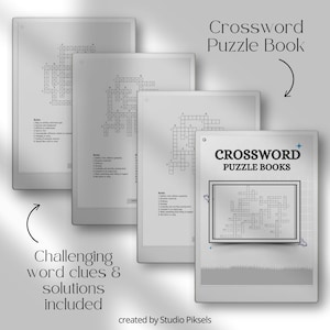 Mega Puzzle Book Bundle for reMarkable: Sudoku, Tic Tac Logic Puzzles, Crosswords and Word Search Puzzles for reMarkable