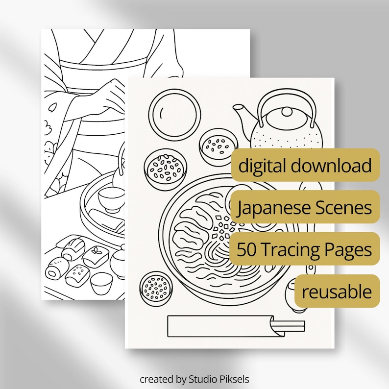Japan Tracing Book
