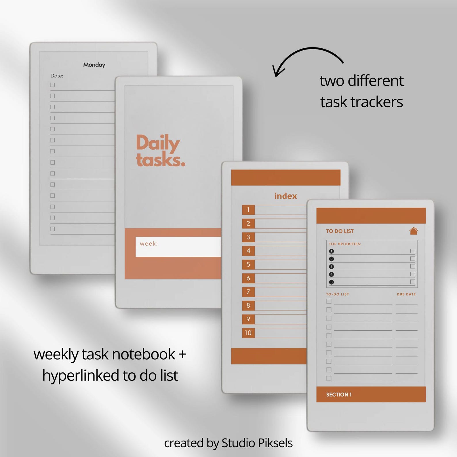 Productivity Bundle for Remarkable Paper Pro Move: Notepads, Meeting ...