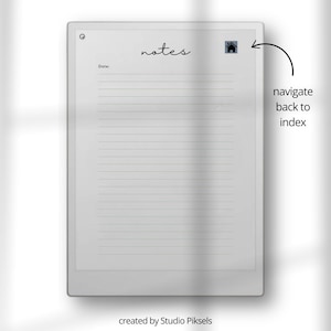 Hyperlinked Notebook Bundle for reMarkable Paper Pro