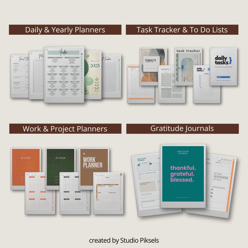Full Shop Access to reMarkable Paper Pro Collections, Productivity Templates for reMarkable Paper Pro, Planner, Notebook & Templates Bundle