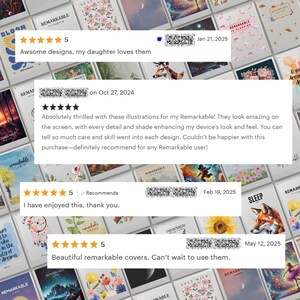 Ultimate Sleep Screen Bundle for reMarkable Paper Pro With 165+ Designs, Screen Cover for reMarkable Paper Pro, Templates for reMarkable