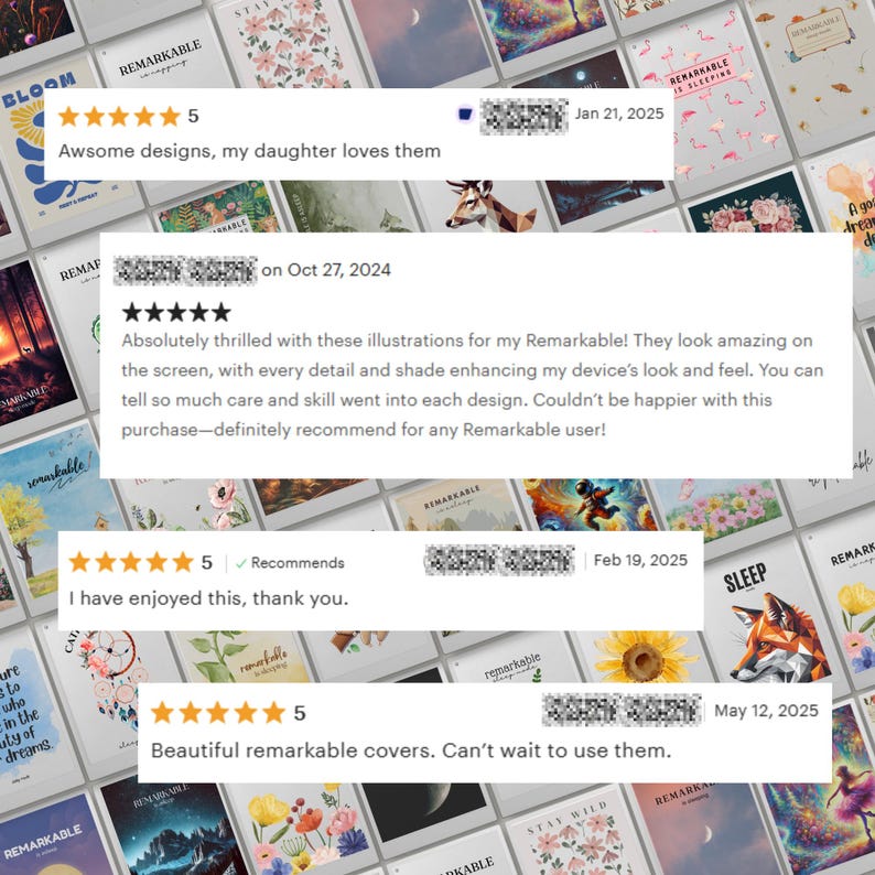 Ultimate Sleep Screen Bundle for reMarkable Paper Pro With 165+ Designs, Screen Cover for reMarkable Paper Pro, Templates for reMarkable