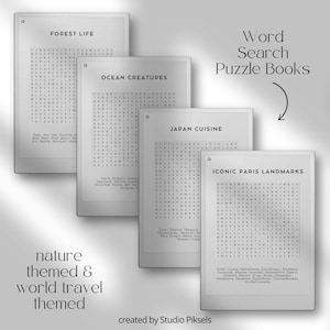 Mega Puzzle Book Bundle for reMarkable: Sudoku, Tic Tac Logic Puzzles, Crosswords and Word Search Puzzles for reMarkable