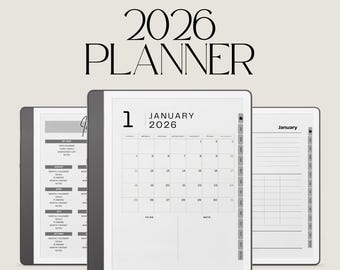 2026 Life Planner for Kindle Scribe: Hyperlinked All-in-One Planner With Monthly Calendars, Goals, Planning, Budgeting and Notes Pages