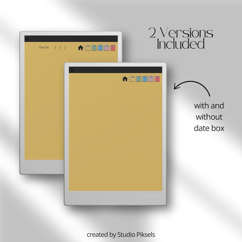 Notebook XL for Remarkable Paper Pro: Interactive Notes Template With 5 ...