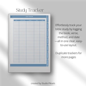Bible Study Bundle for reMarkable Paper Pro: Bible Study Template, Sermon Notes & Devotional Journal