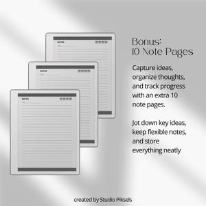 Hyperlinked Weekly Planner for reMarkable Paper Pure: Linked 2026 + 2027 Weekly Calendar With Quarterly Overview and Week Priority Planners