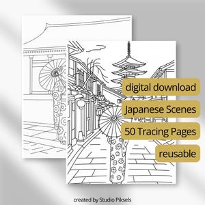 Japan Tracing Book
