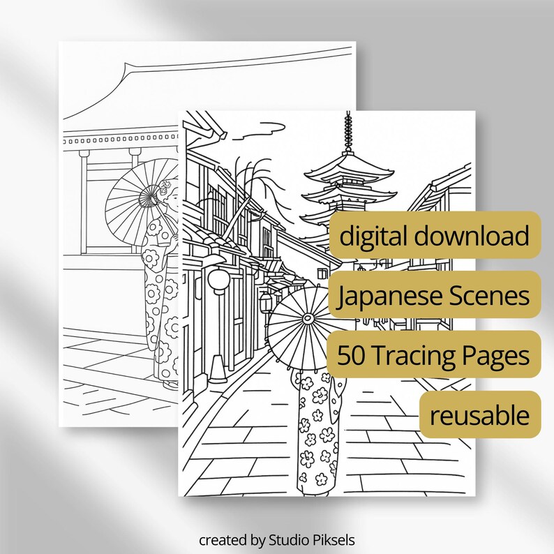 Japan Tracing Book