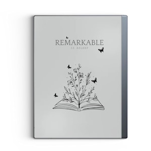Schermata di sospensione per reMarkable con libro Wildflower, copertina per reMarkable, modelli per reMarkable, regalo per Remarkable, schermata di sospensione per tablet