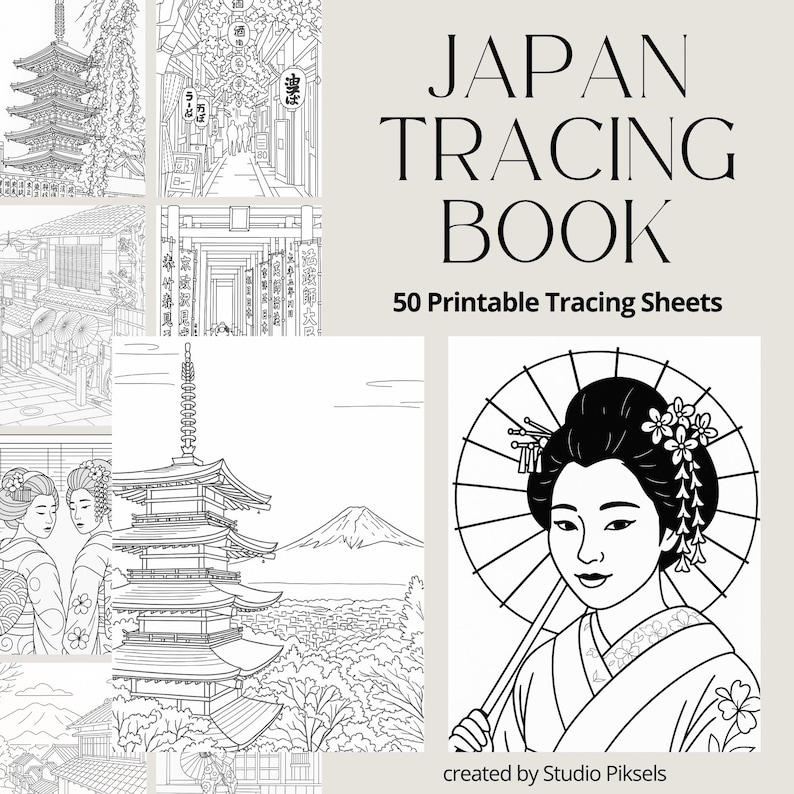 Japan Tracing Book