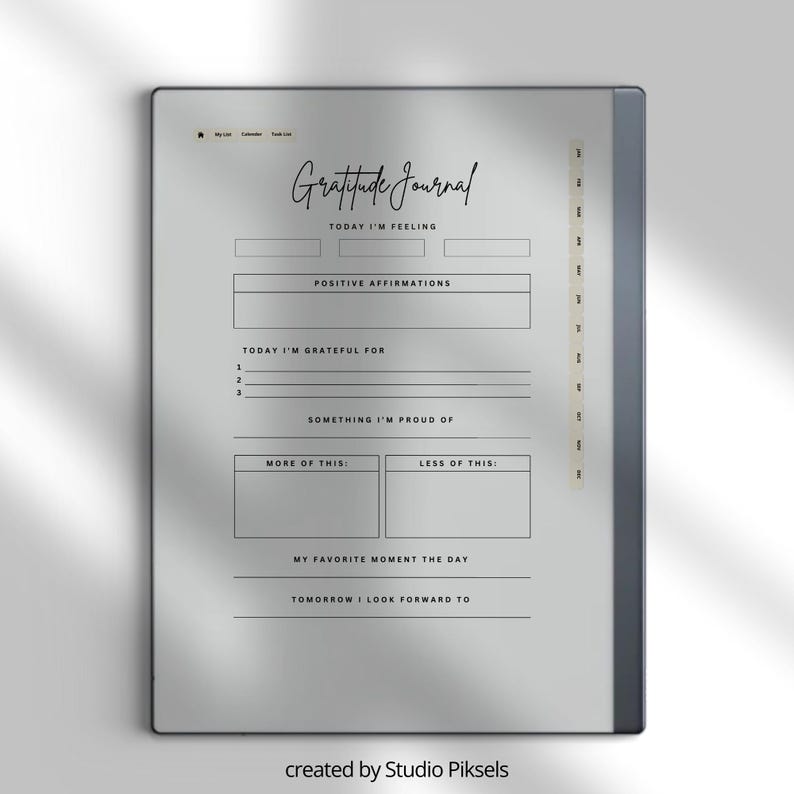 2026 Self Care Planner for reMarkable 2: Wellness Journal With Calendars, Trackers, Vision Boards and Monthly Planning Pages