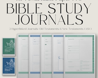 Bible Journal for reMarkable Paper Pro, DIY Bible Study Template, Bible Journaling, Bible Verse Mapping, Bible Reading Planner, Sermon Notes
