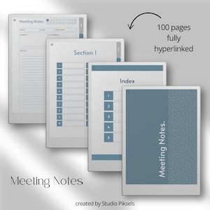 Business Bundle for reMarkable Paper Pro, Productivity Templates, Work Planner for reMarkable Paper Pro, Template Bundle, Business Planner