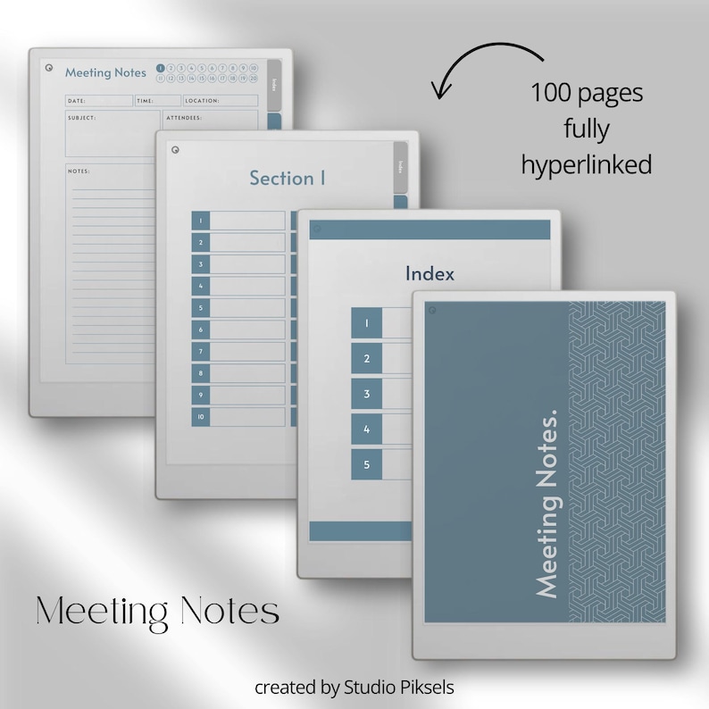 Business Bundle for reMarkable Paper Pro, Productivity Templates, Work Planner for reMarkable Paper Pro, Template Bundle, Business Planner