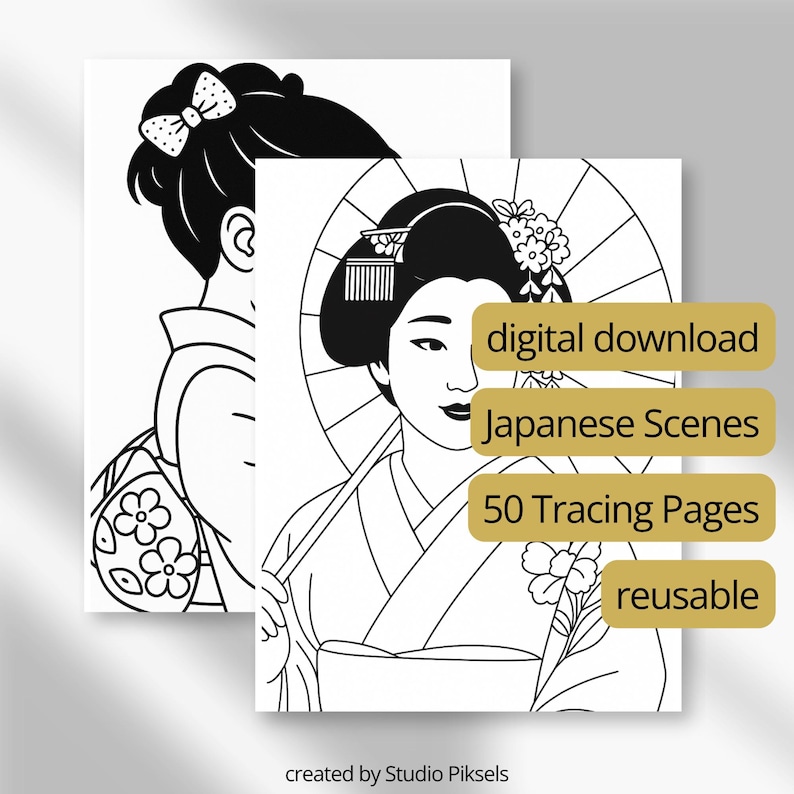 Japan Tracing Book