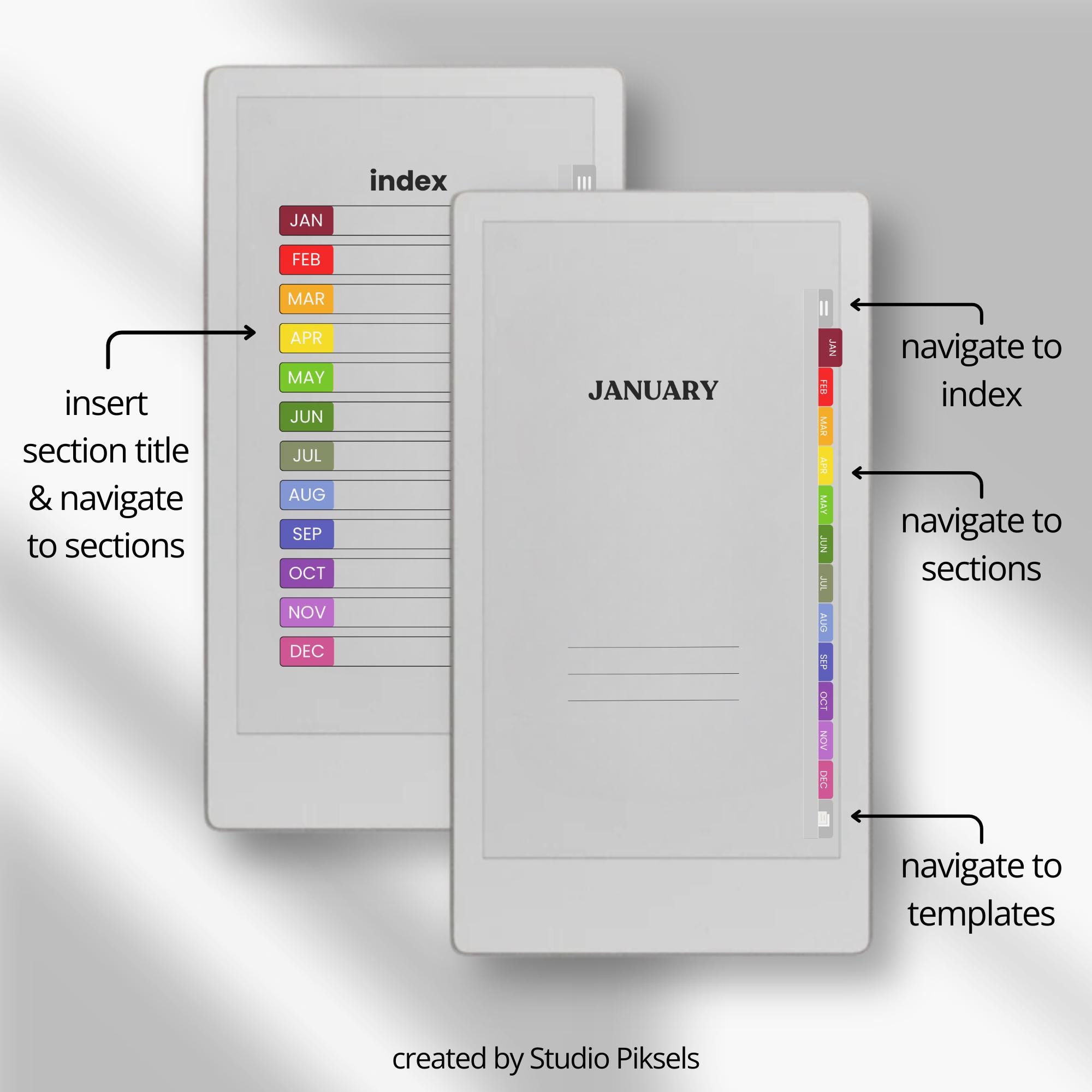 Notebook With Rearrangeable Pages Unlimited Journal for Remarkable Paper Pro Move: Infinite Custom ...