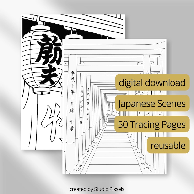 Japan Tracing Book