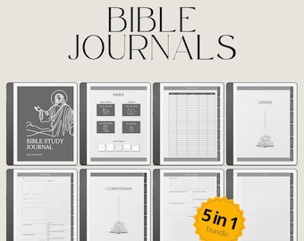 Bijbelstudiepakket voor Kindle Scribe: Bijbelversmapping, gebedsdagboek, preeknotities en dagboek voor dagelijkse overdenkingen.