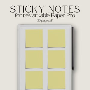 Post-it per reMarkable Paper Pro, modelli per reMarkable, Post-it per reMarkable Paper Pro, note digitali E-Ink Tablet