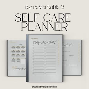2026 Self Care Planner for reMarkable 2: Wellness Journal With Calendars, Trackers, Vision Boards and Monthly Planning Pages