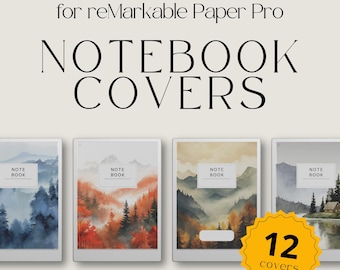 Notebook Hülle für reMarkable Paper Pro, Cover Bundle für reMarkable, Notebook für reMarkable, Geschenk für Remarkable, Notebook Bundle