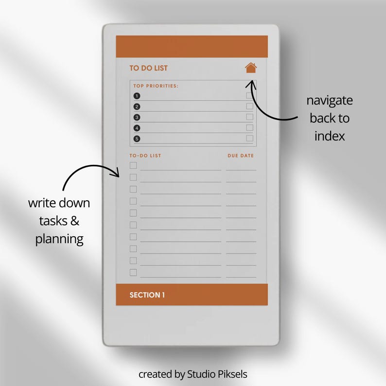 To Do List Notebooks for Remarkable Paper Pro Move: to Do List ...