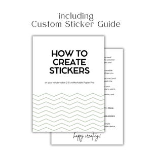 Custom Mind Map Stickers for Remarkable, Traceable Shapes + Visuals for ...
