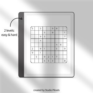 Sudoku Puzzle Book Bundle for Kindle Scribe