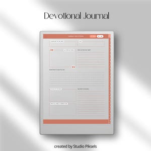 Bible Study Bundle for reMarkable Paper Pro: Bible Study Template, Sermon Notes & Devotional Journal