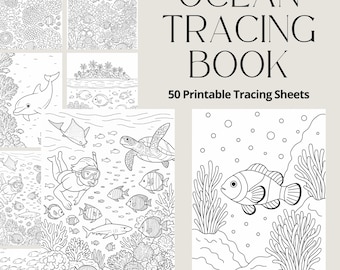 Cahier de coloriage de scènes marines, Pages de coloriage sur la vie marine, Livre de coloriage de poissons de l'océan, Feuilles de coloriage sur l'océan, Coloriages pour adultes et enfants