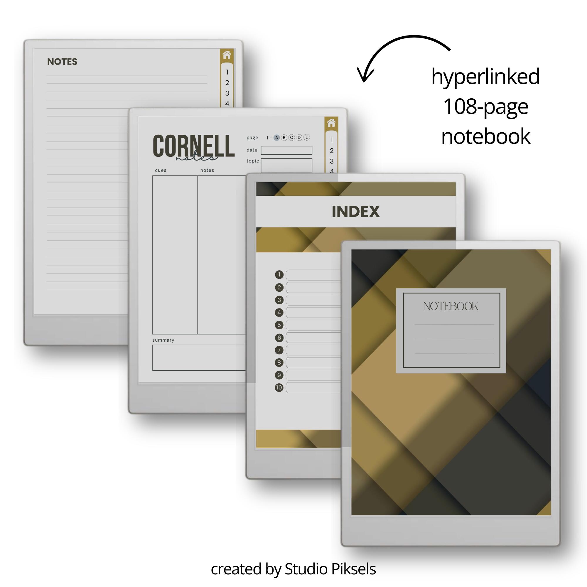 Starter Bundle for Remarkable Paper Pro, Productivity Templates for ...