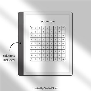 Sudoku Puzzle Book Bundle for Kindle Scribe