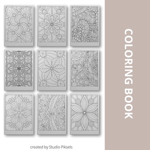 Mindful Coloring Book for reMarkable Paper Pro, Eink Adult Coloring Book