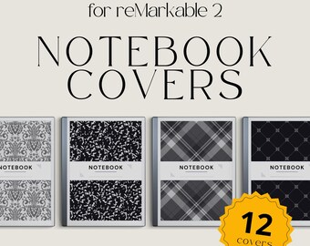 Classic Notebook Cover für reMarkable, Cover Bundle für reMarkable, Notebook für reMarkable, Geschenk für Remarkable, Notebook Bundle