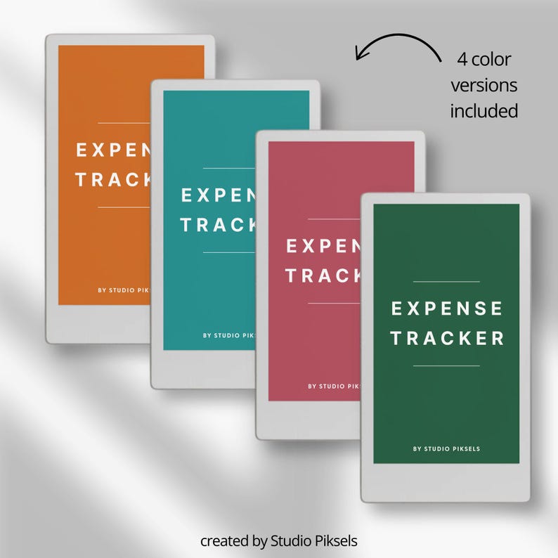 Expense Tracker Notebook for reMarkable Paper Pro Move: Hyperlinked Budget Planner, Financial Planner, Money Planner & Savings Planner