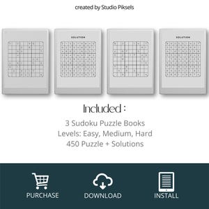 Sudoku Puzzle Book Bundle for reMarkable