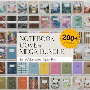 Lot ultime de couvertures pour ordinateur portable pour reMarkable Paper Pro, lot de couvertures pour carnet de notes, carnet de notes pour reMarkable Paper, lot de carnets de notes