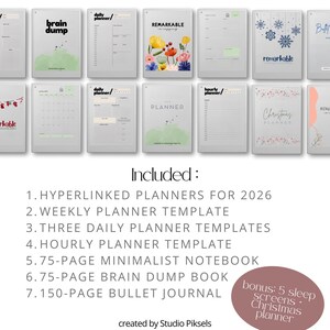Pacchetto iniziale per reMarkable Paper Pro, Modelli per reMarkable Paper Pro, Planner per reMarkable Paper Pro, Pacchetto iniziale eInk immagine 2