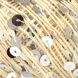 Sequin Paillette Yarn - Cotton Blend DK Yarn